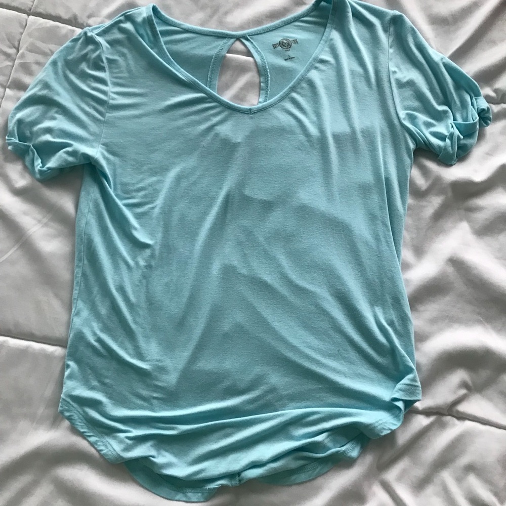 light blue soft t-shirt
